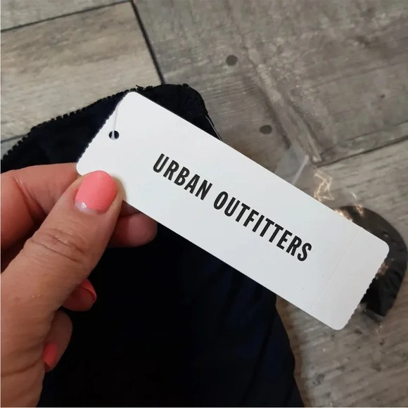 Urban Outfitters Marie Corset Basque Top Large Black Ruched Detachable Straps BN - Picture 7 of 11